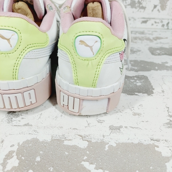 PUMA Cali Bouquet Women's Leather Walking Sneakers B79 - Picture 4 of 11